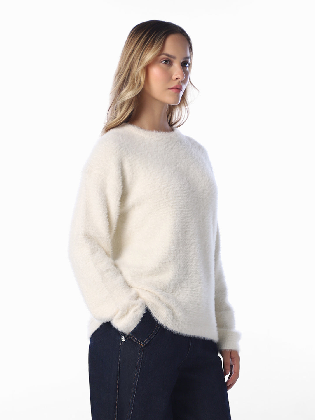 Fluffy Knit Pullover