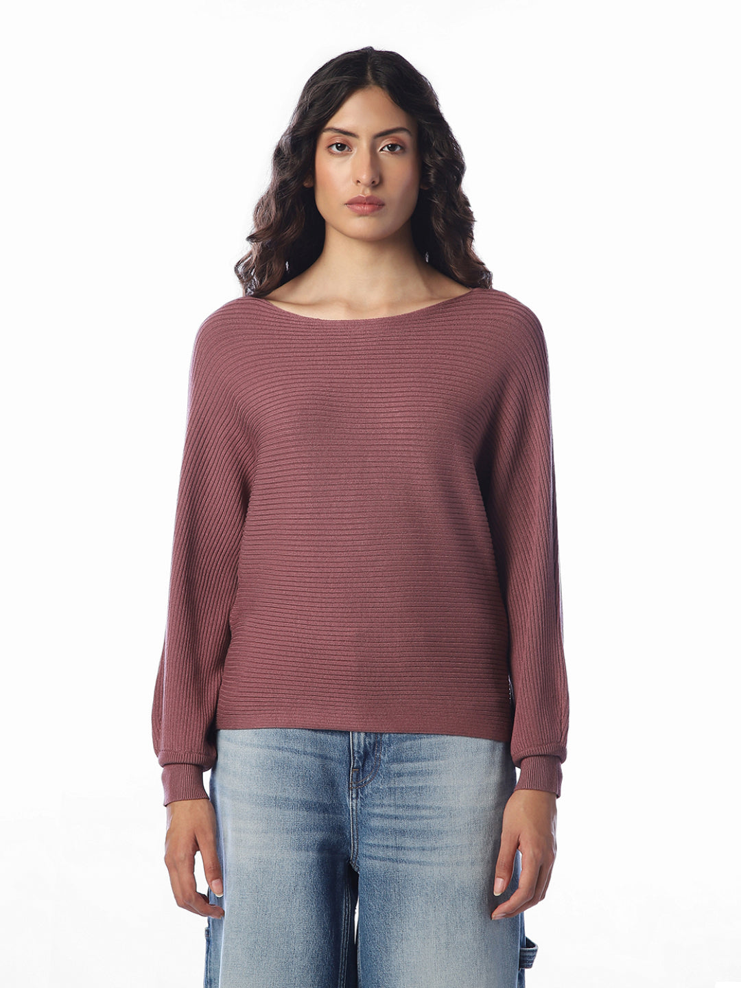 Rose Brown Oversized Pullover