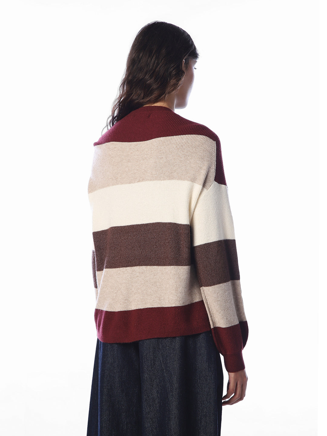 Striped Relaxed Fit Pullover