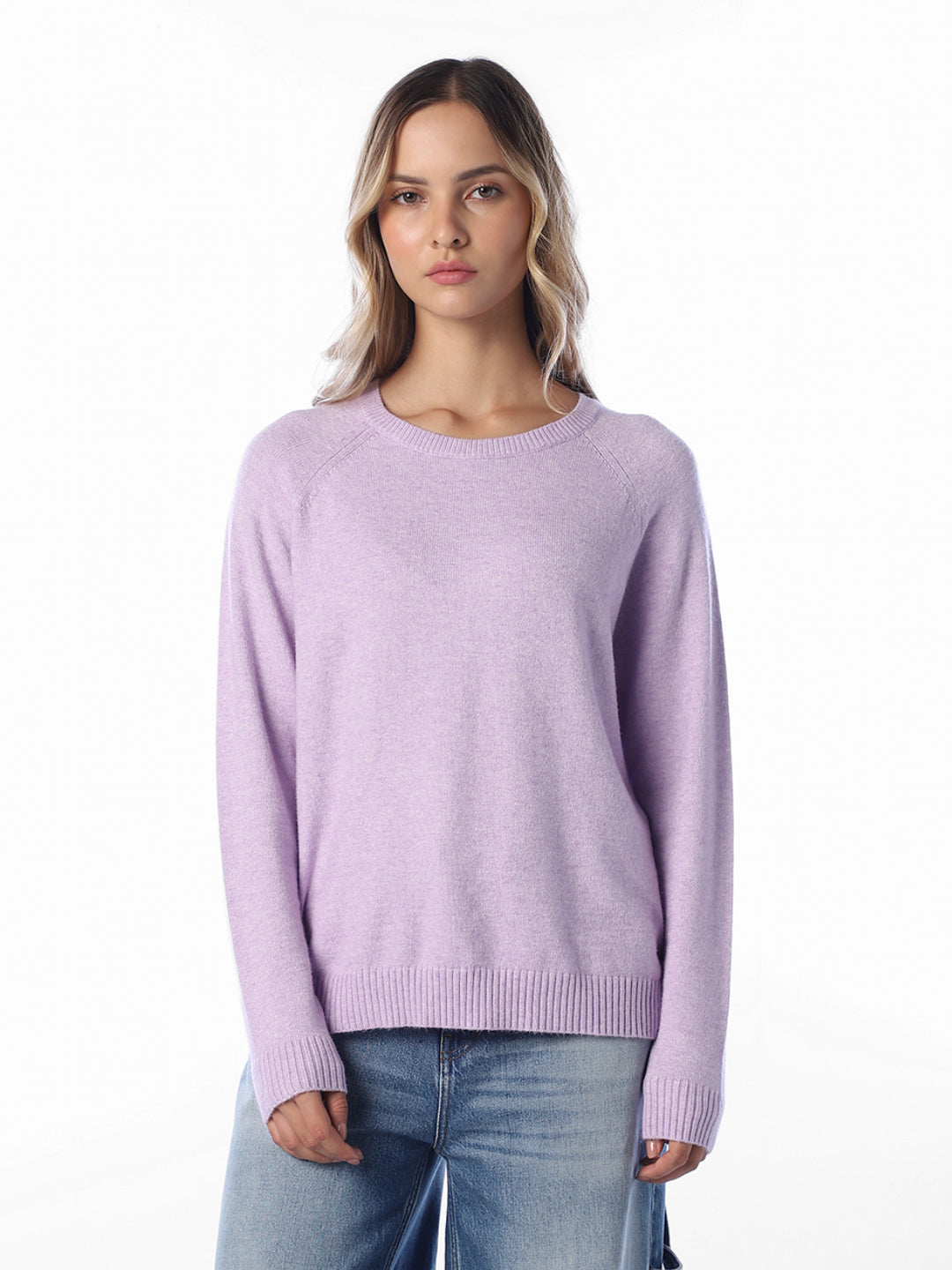 Purple Full Sleeves Pullover