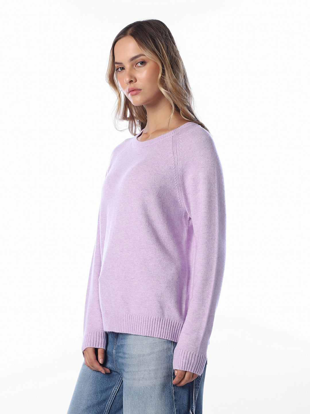 Purple Full Sleeves Pullover
