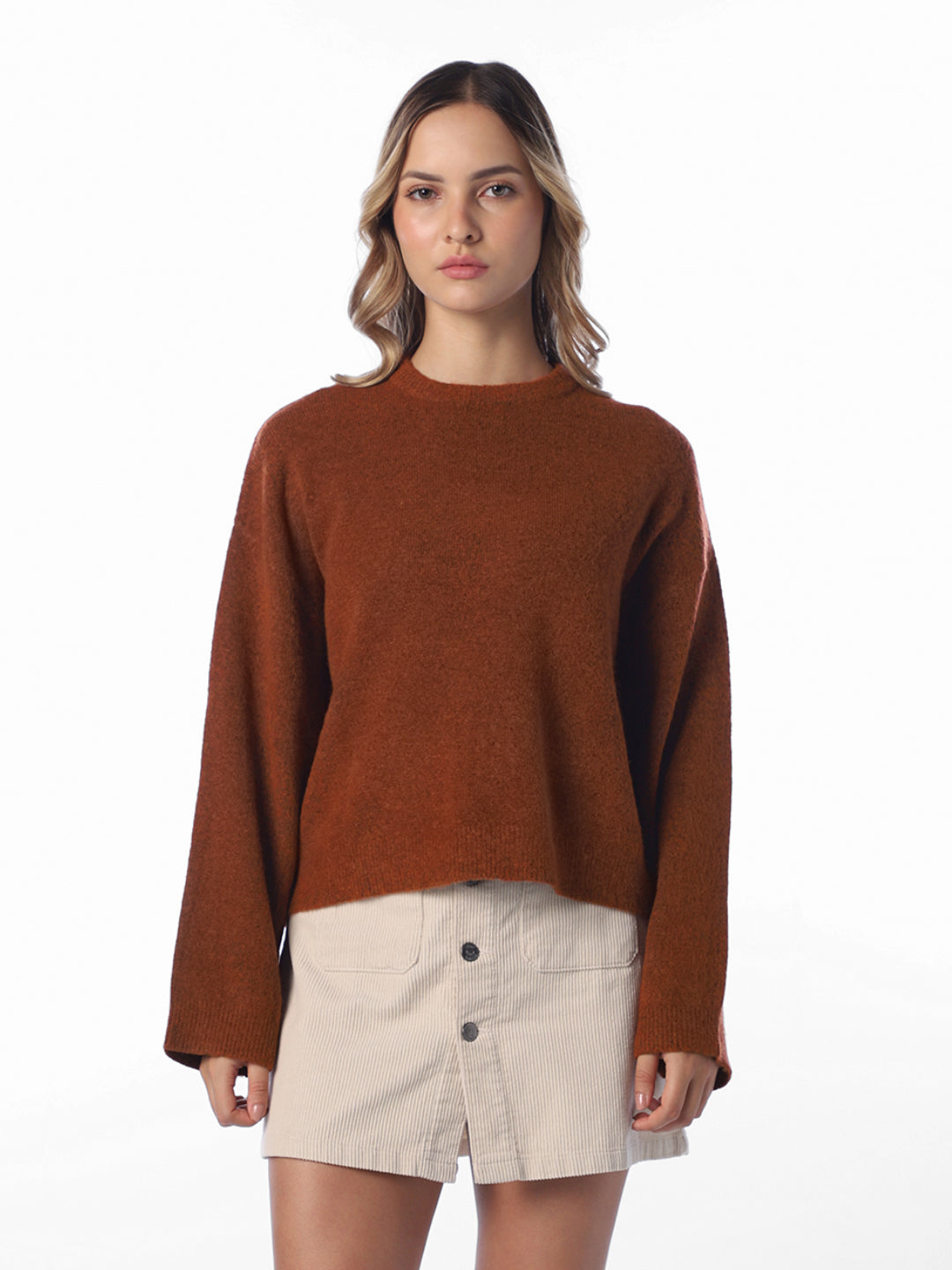 Rust O-Neck Pullover