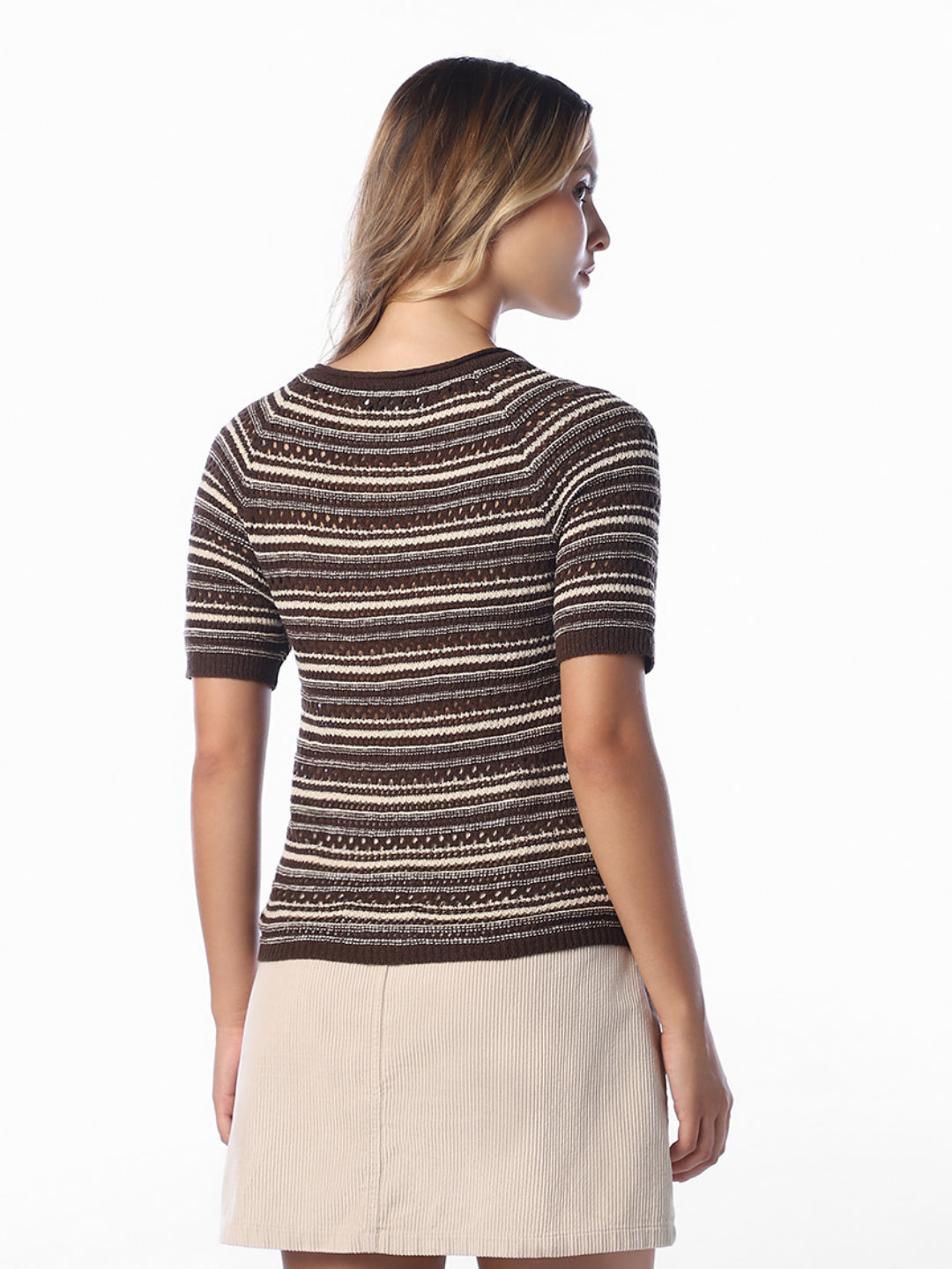 O-Neck Striped Pullover
