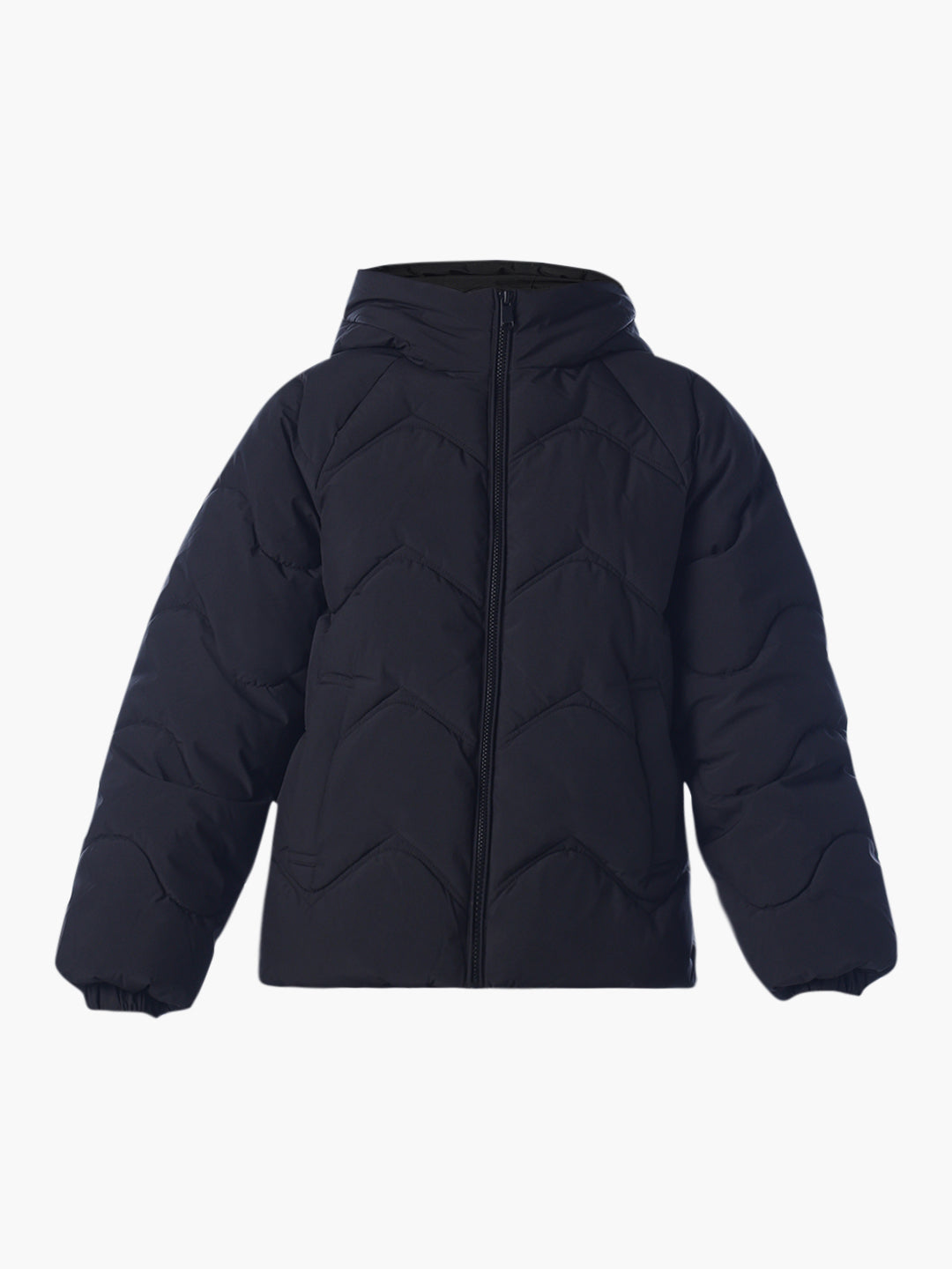 Black Hooded Puffer Jacket