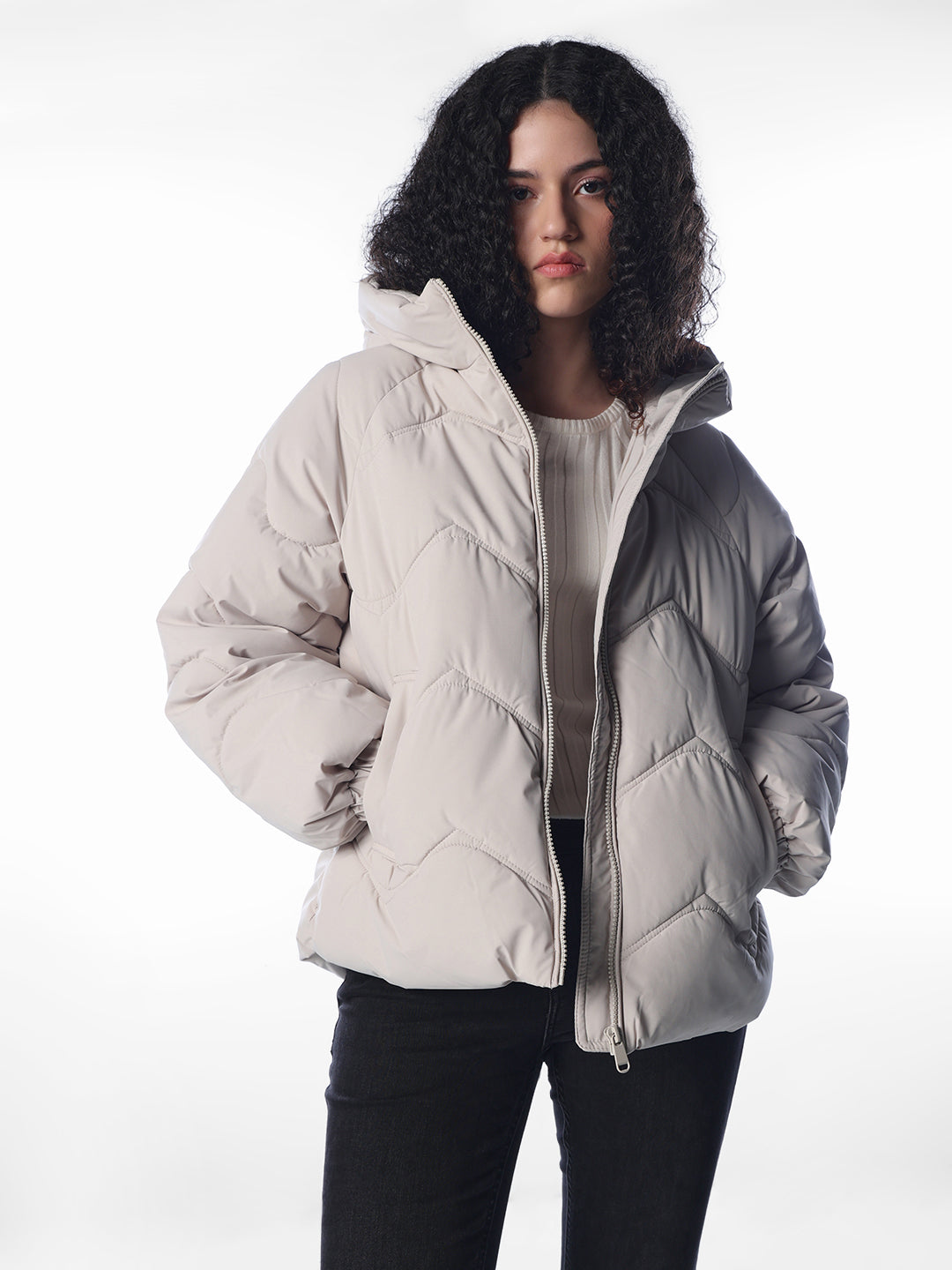 Off-White Hooded Puffer Jacket