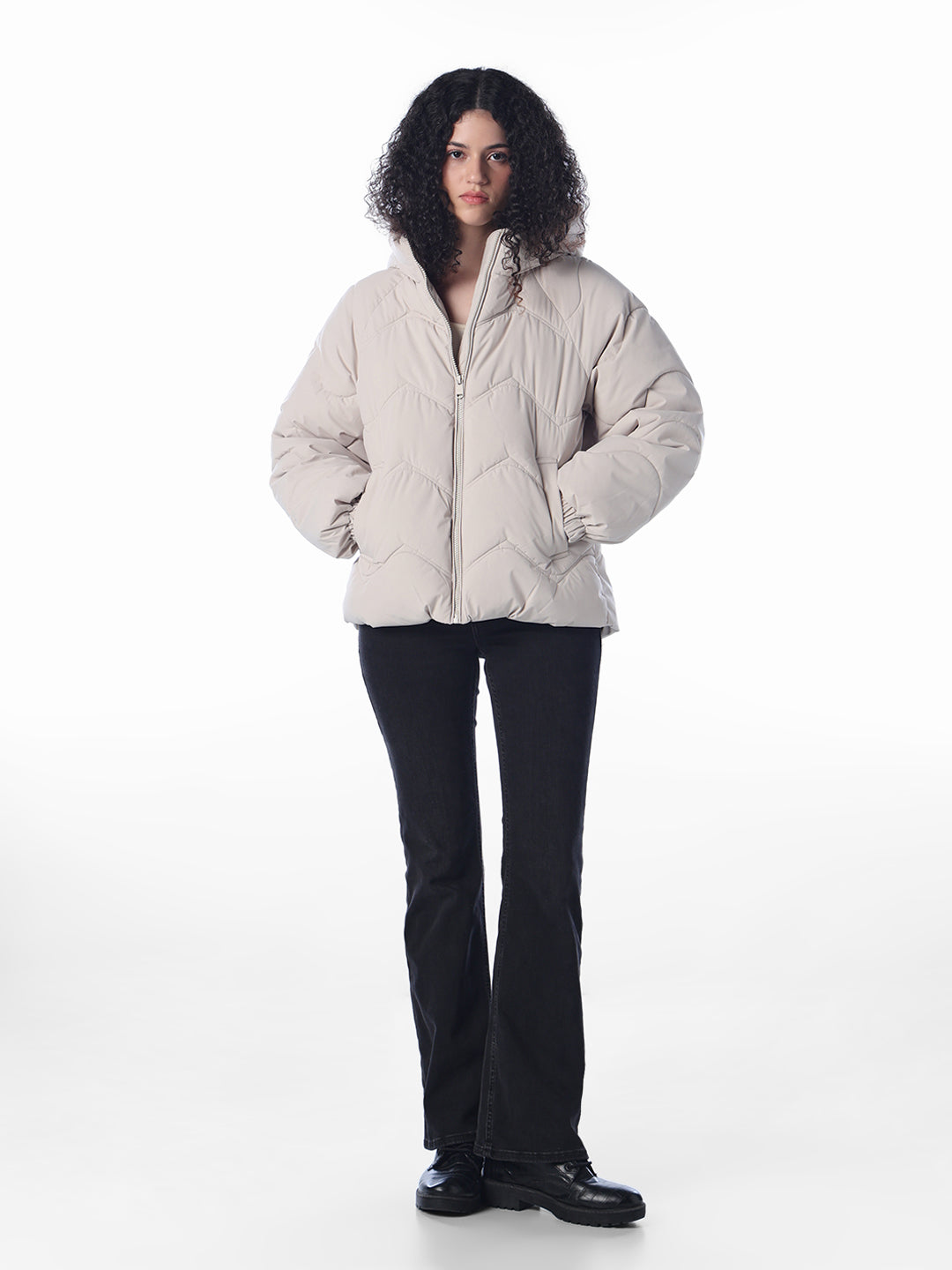 Off-White Hooded Puffer Jacket