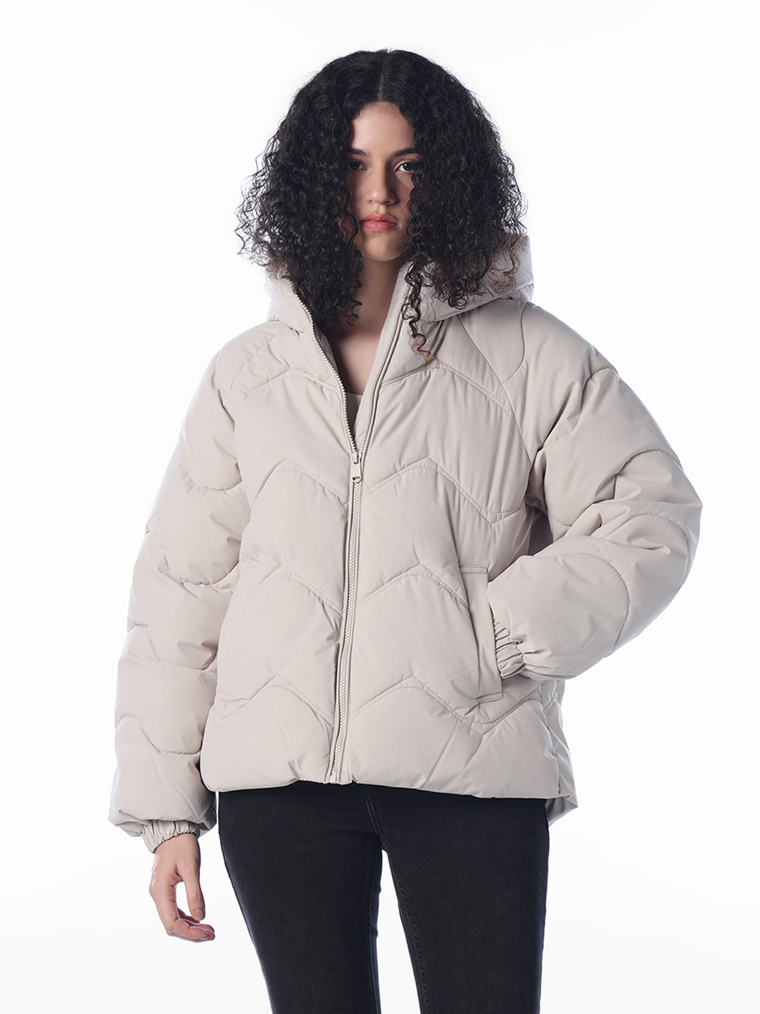 Off-White Hooded Puffer Jacket