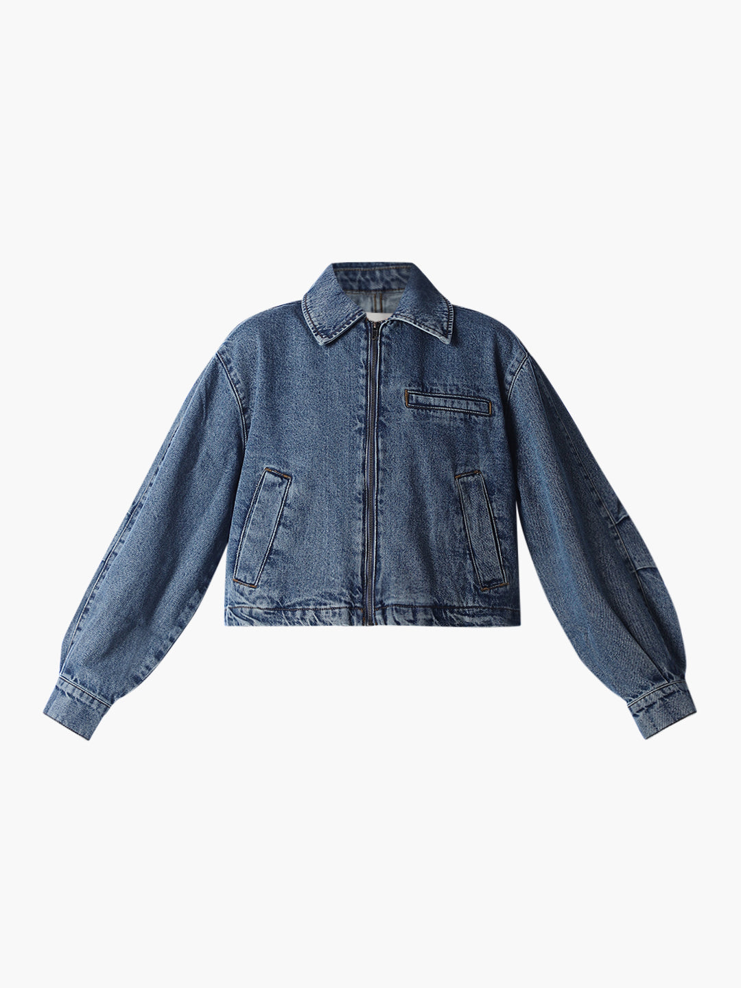 Blue Oversized  Denim Jacket