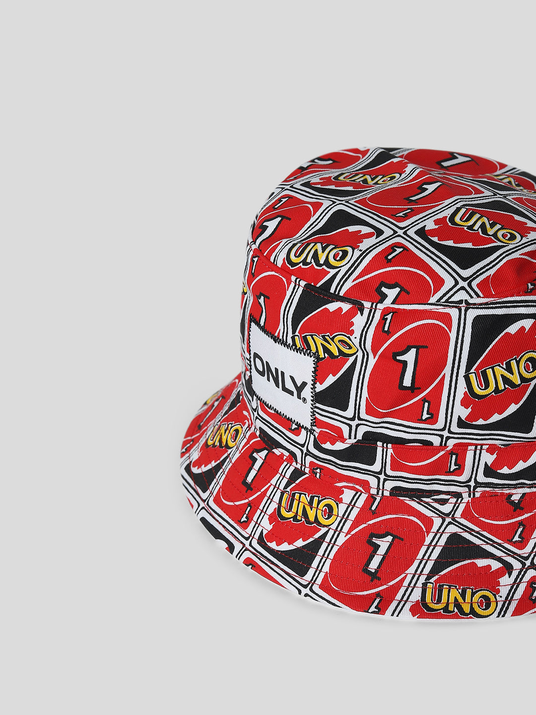 UNO X ONLY Red Printed Bucket Hat