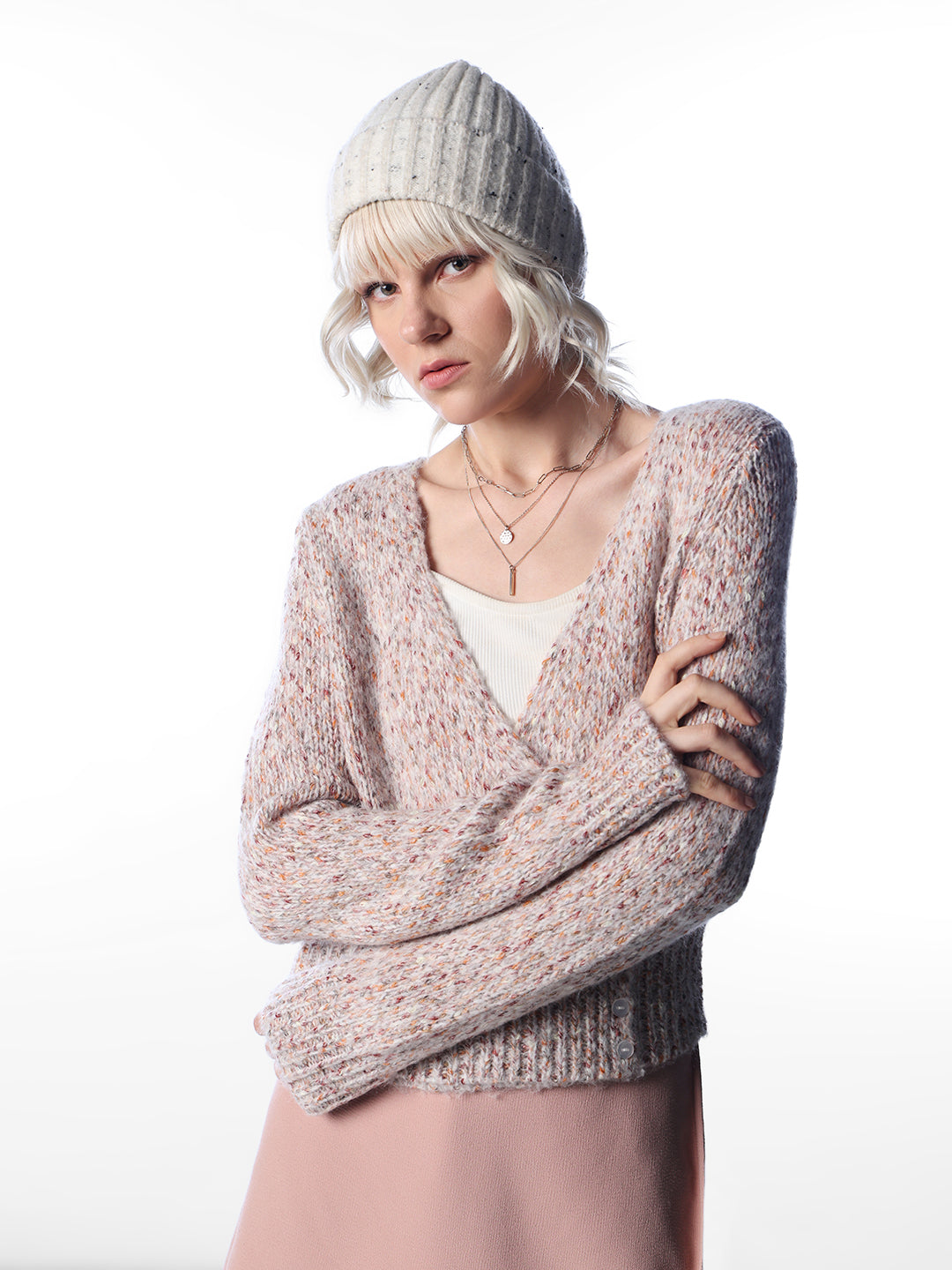 Knitted Wrap Cardigan