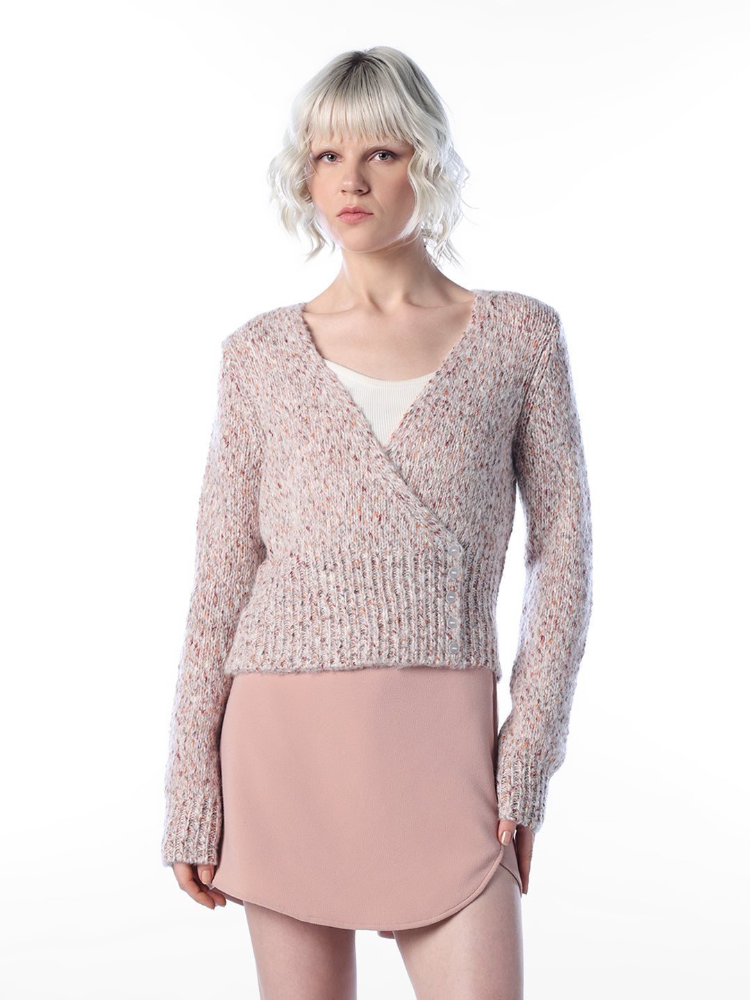 Knitted Wrap Cardigan