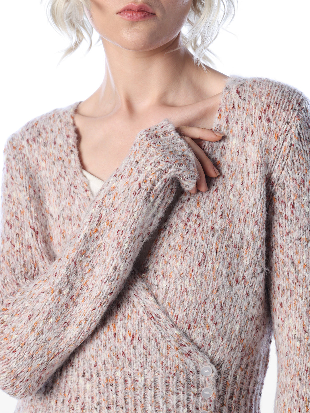 Knitted Wrap Cardigan