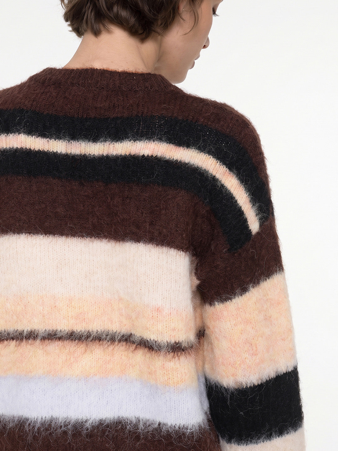 Colourblocked O-Neck Pullover
