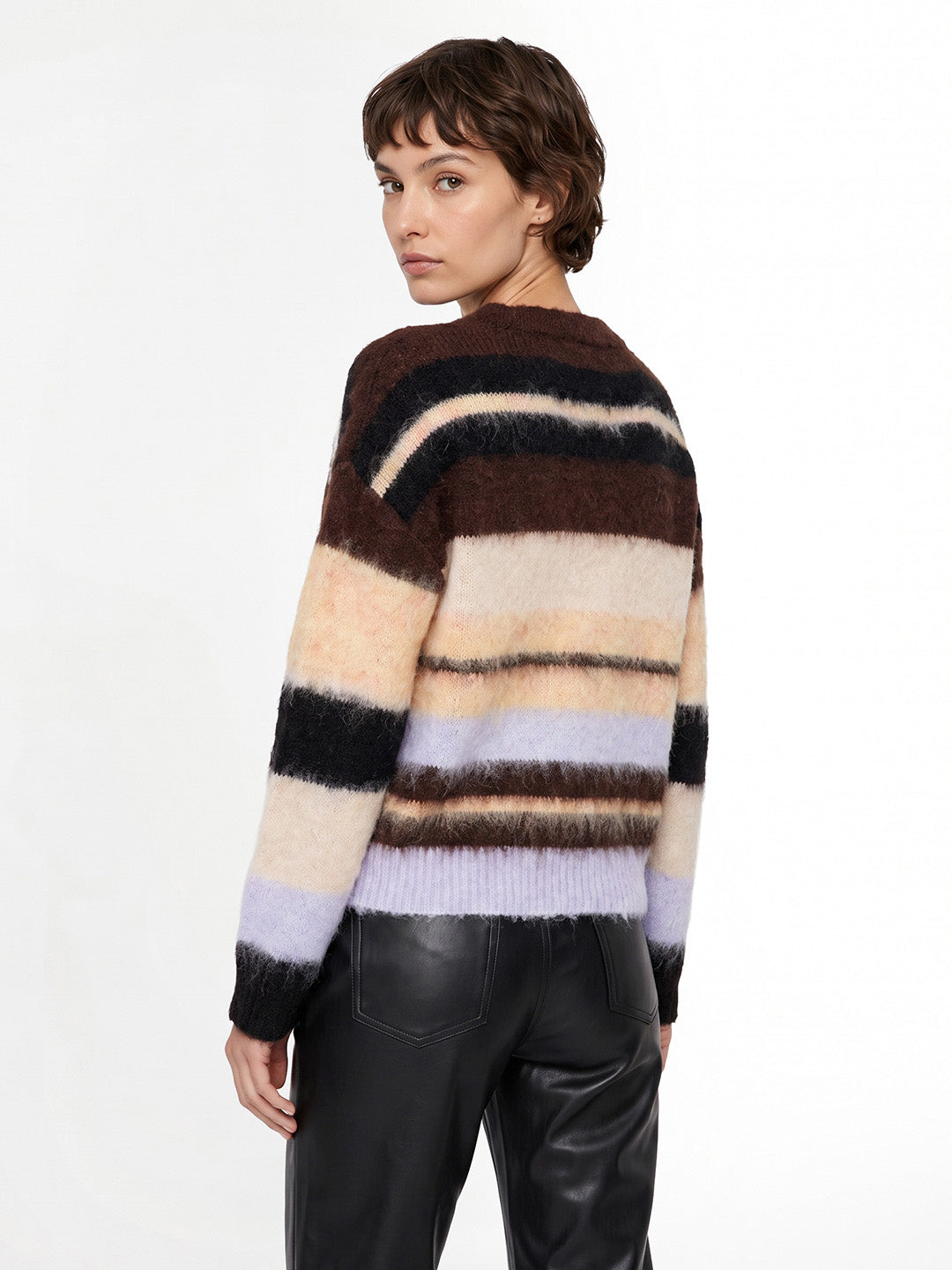 Colourblocked O-Neck Pullover