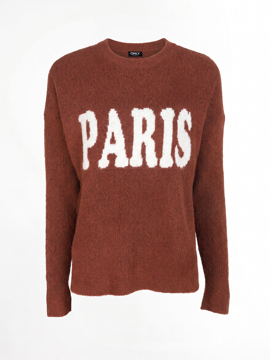 Brown Printed Pullover