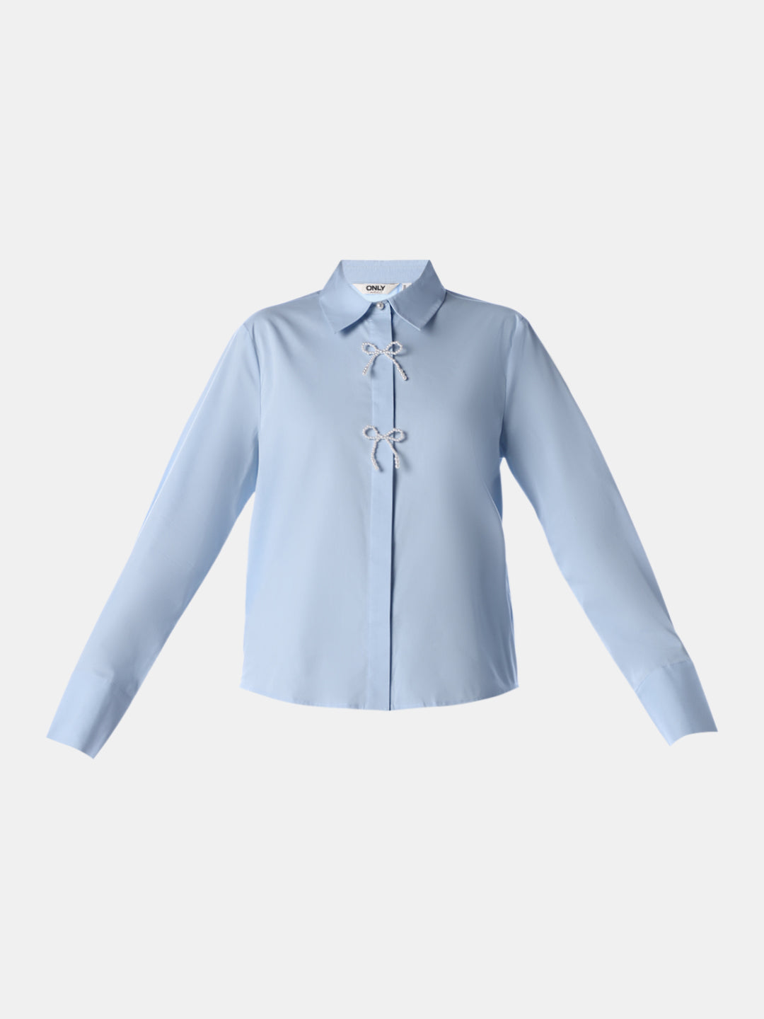 Blue Embellished Shirt