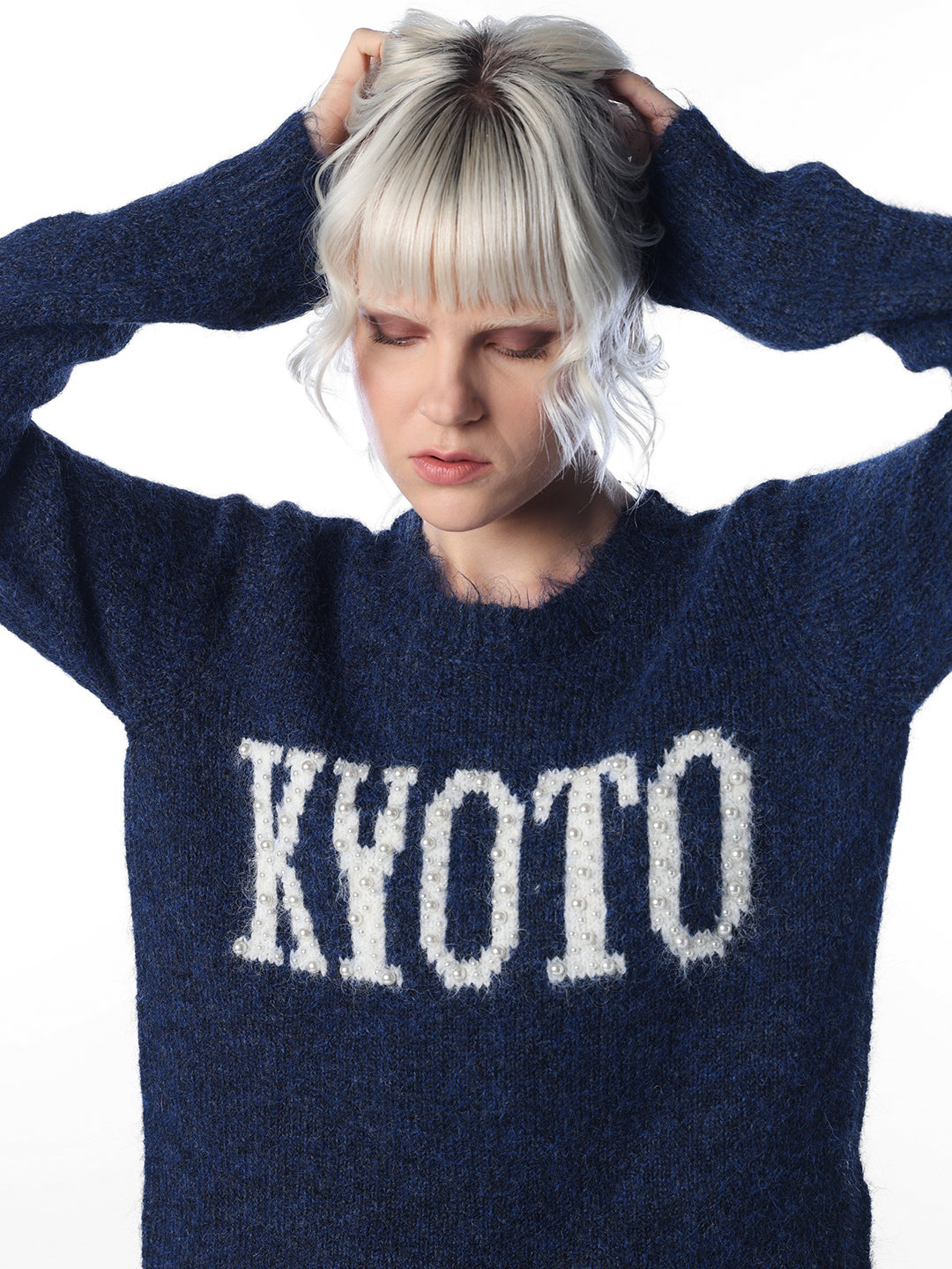 Printed Knit Sweater