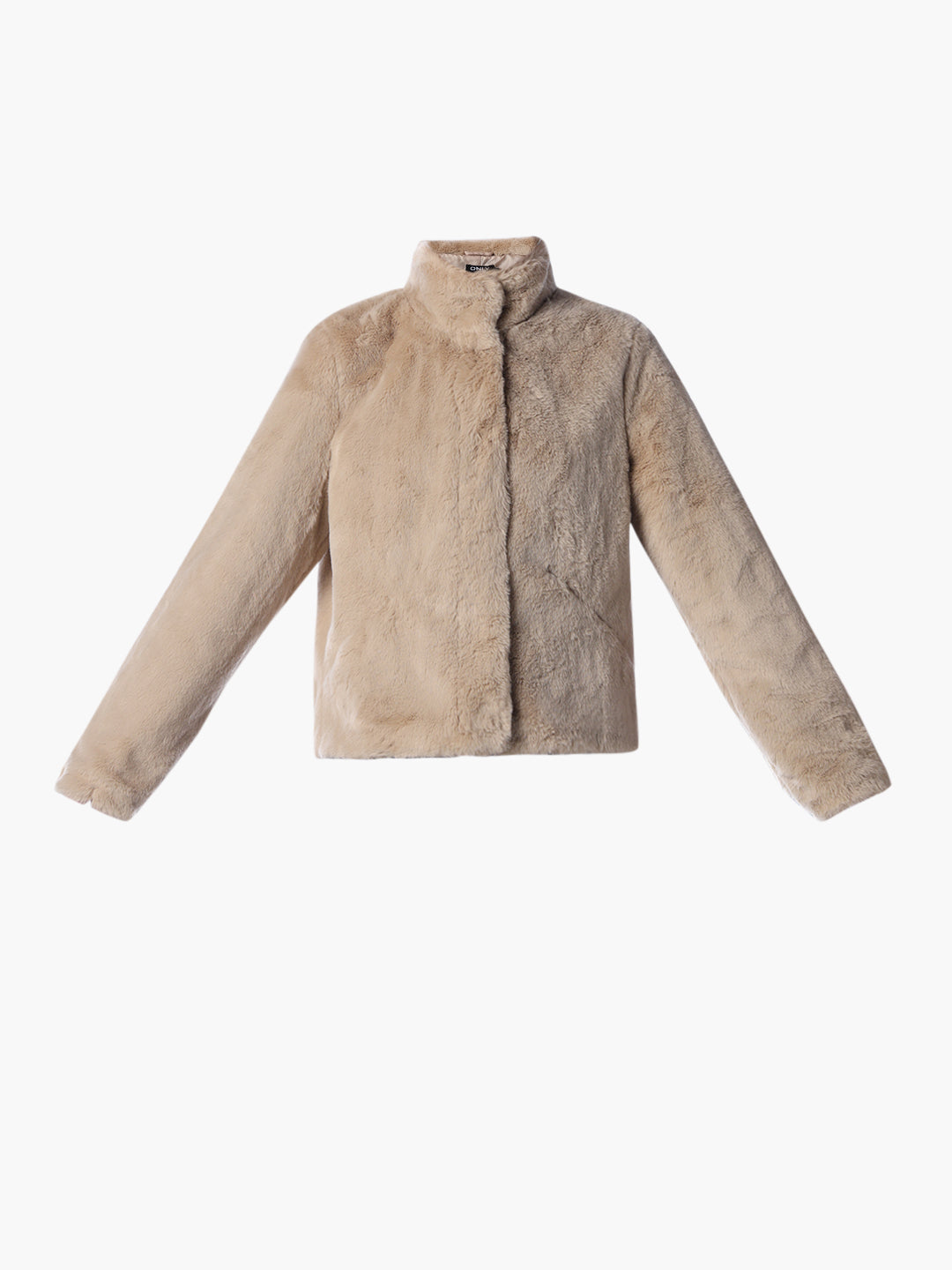 Beige Fuax Fur Jacket