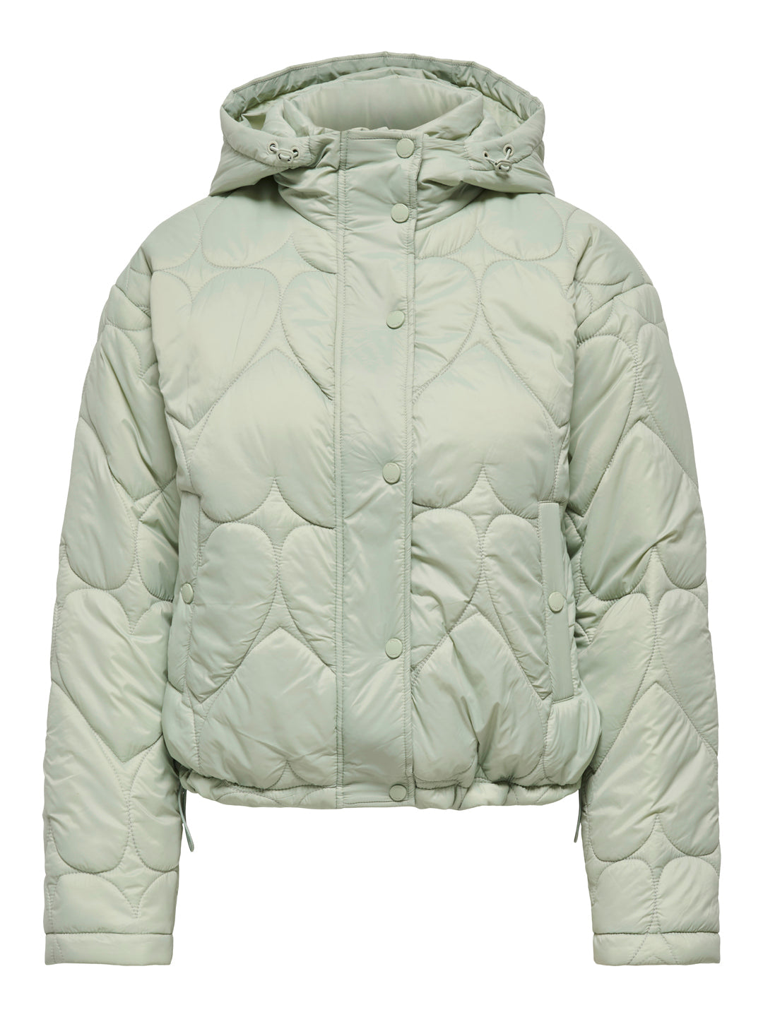 Green Hooded Puffer Jacket