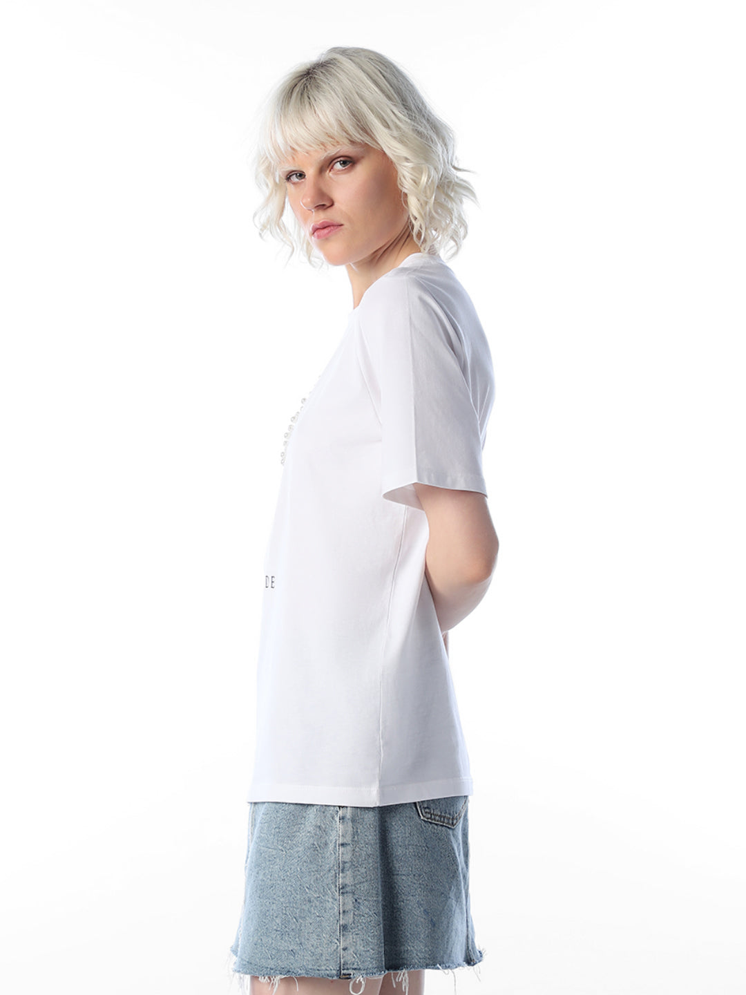 White Printed T-shirt