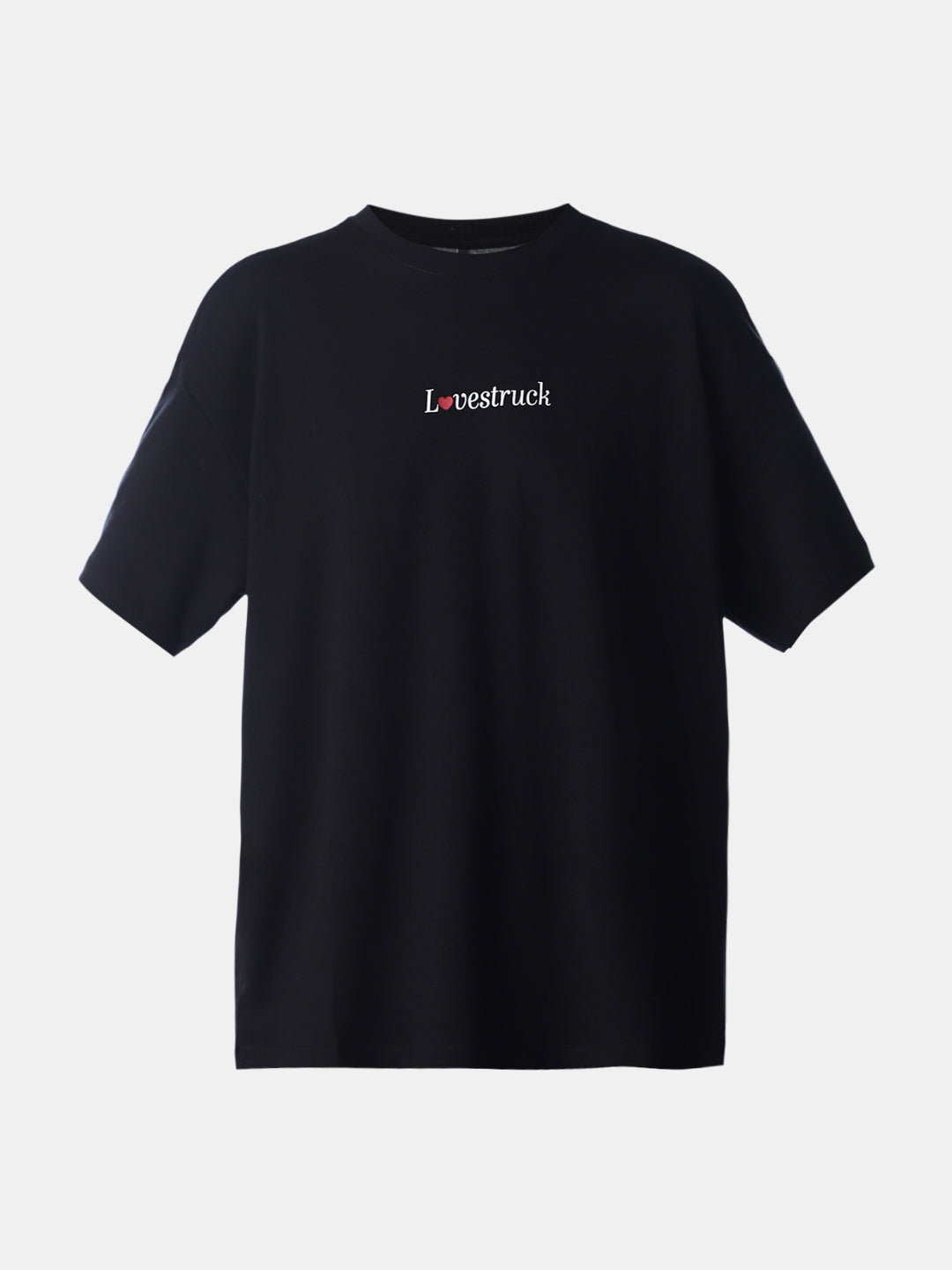 Black Printed Organic Cotton T-shirt