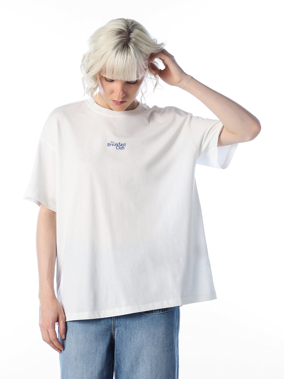 White Printed Organic Cotton T-shirt