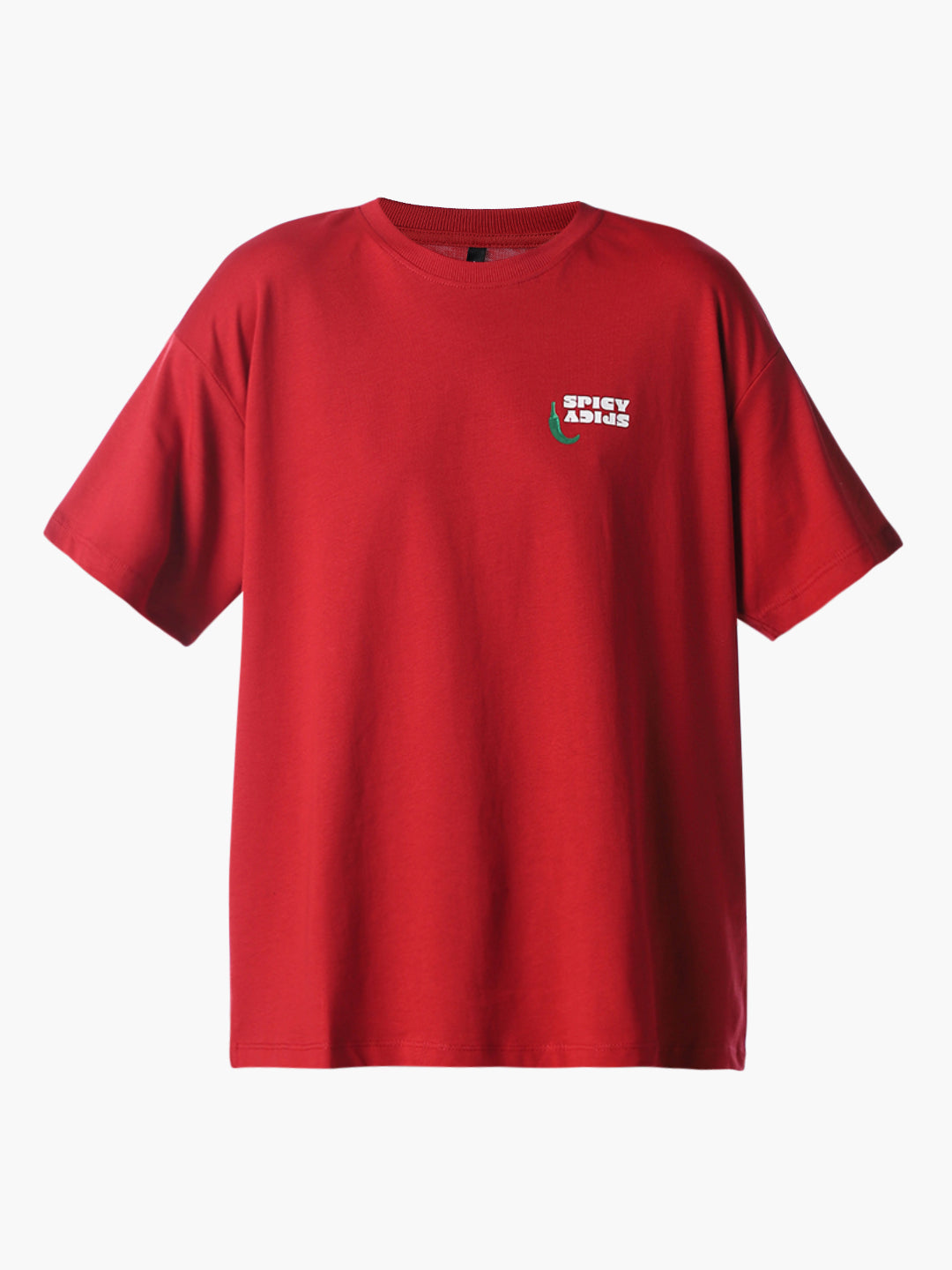 Red Printed Organic Cotton T-shirt