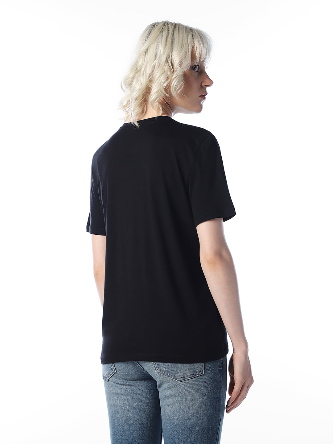 Black Printed T-shirt