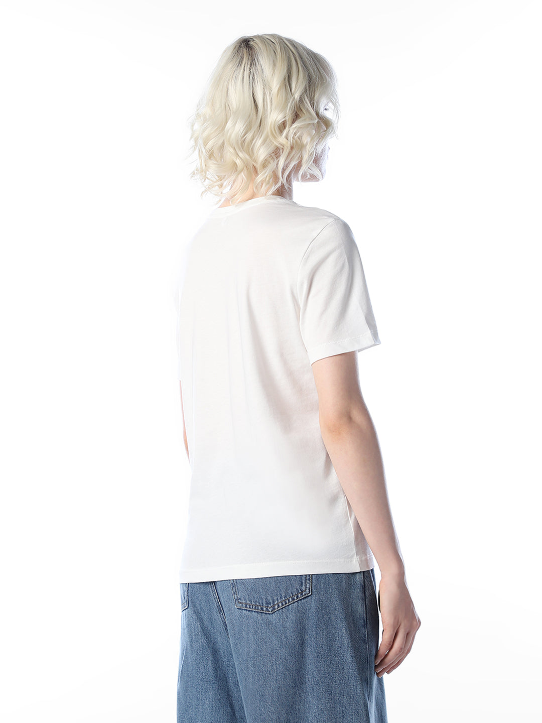 White Printed T-shirt