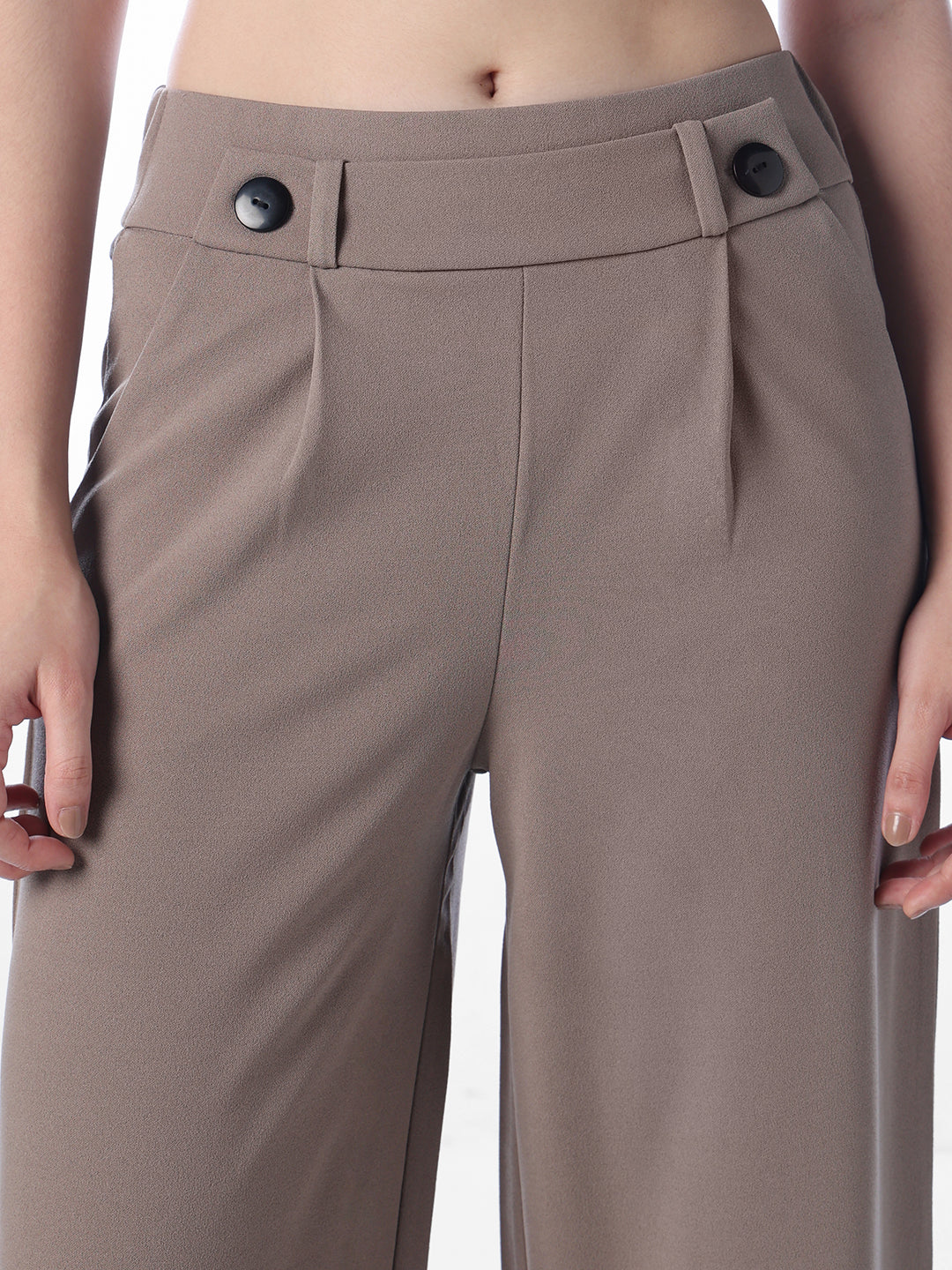 Brown High Rise Pants