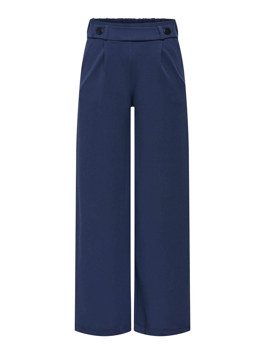 Navy High Rise Regular Fit Pants