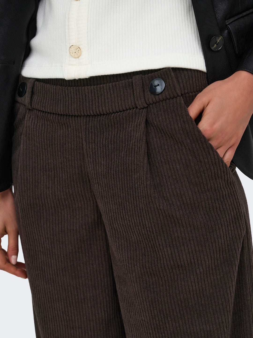 Coffee Brown Regular Fit Pants