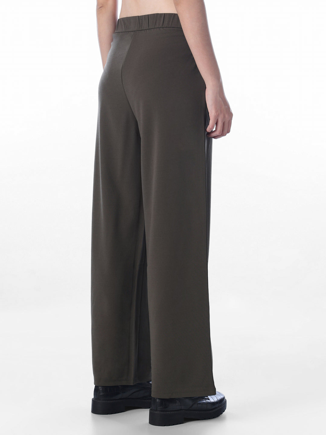 Olive Belt Detail Pants