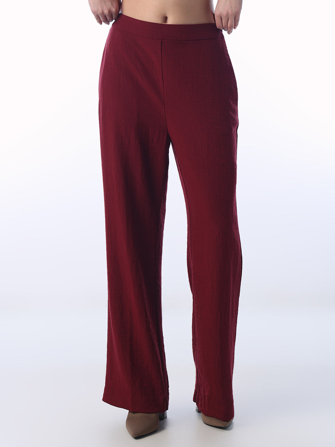 High-Waist Flared Pants