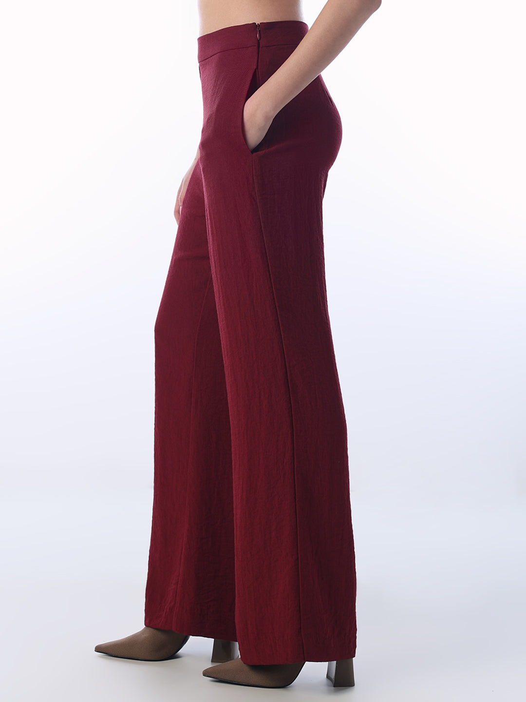 High-Waist Flared Pants