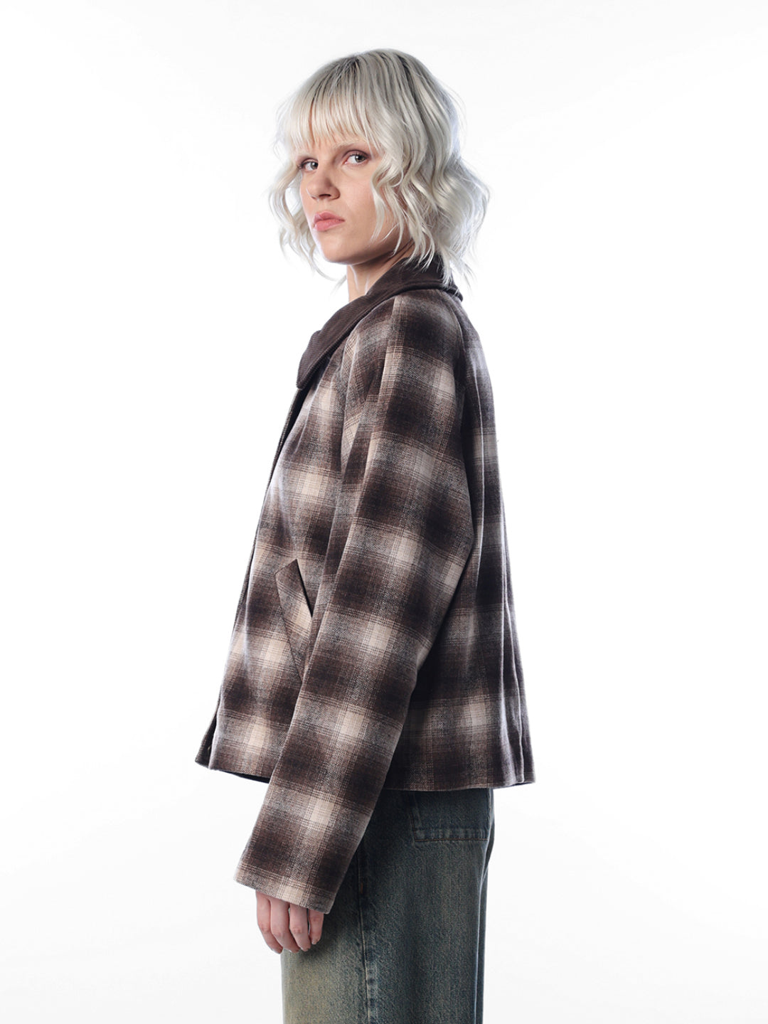 Brown Check Jacket
