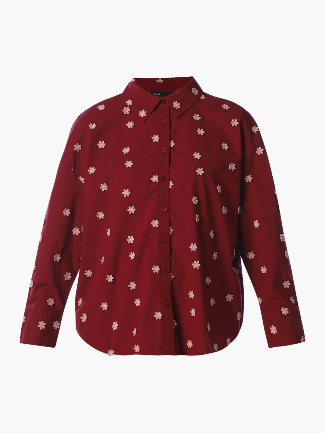 Floral Embroidered Shirt