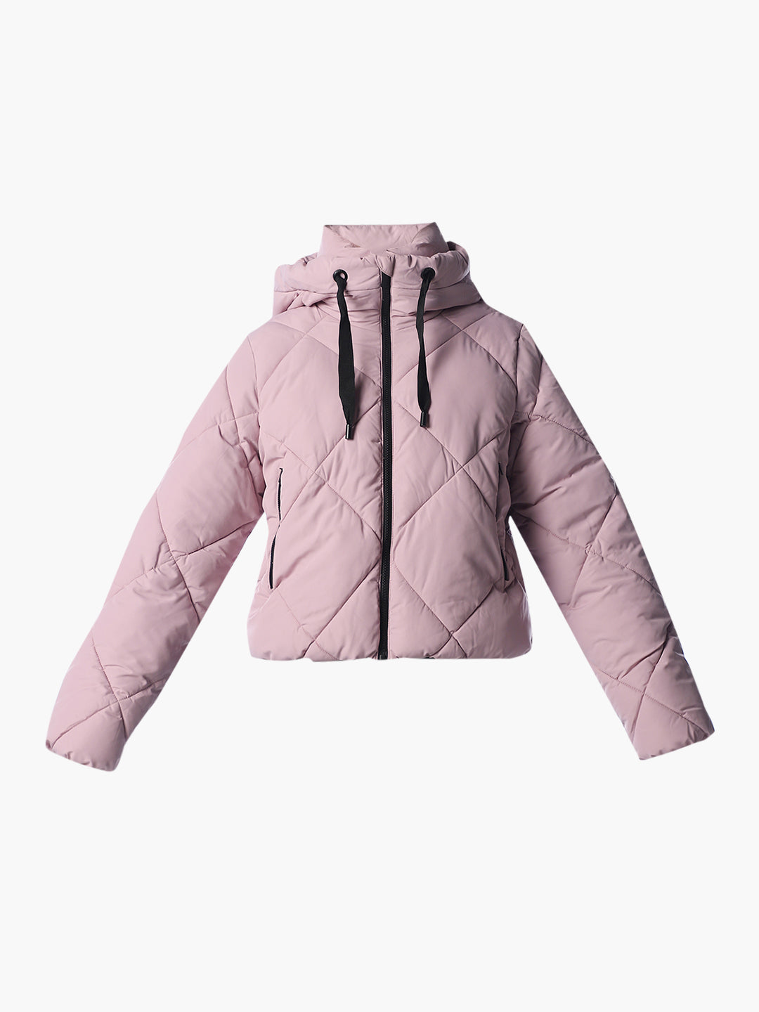 Lilac Hooded Puffer Jacket