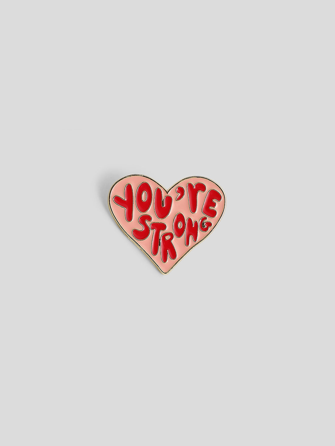 Red Heart Shaped Badge