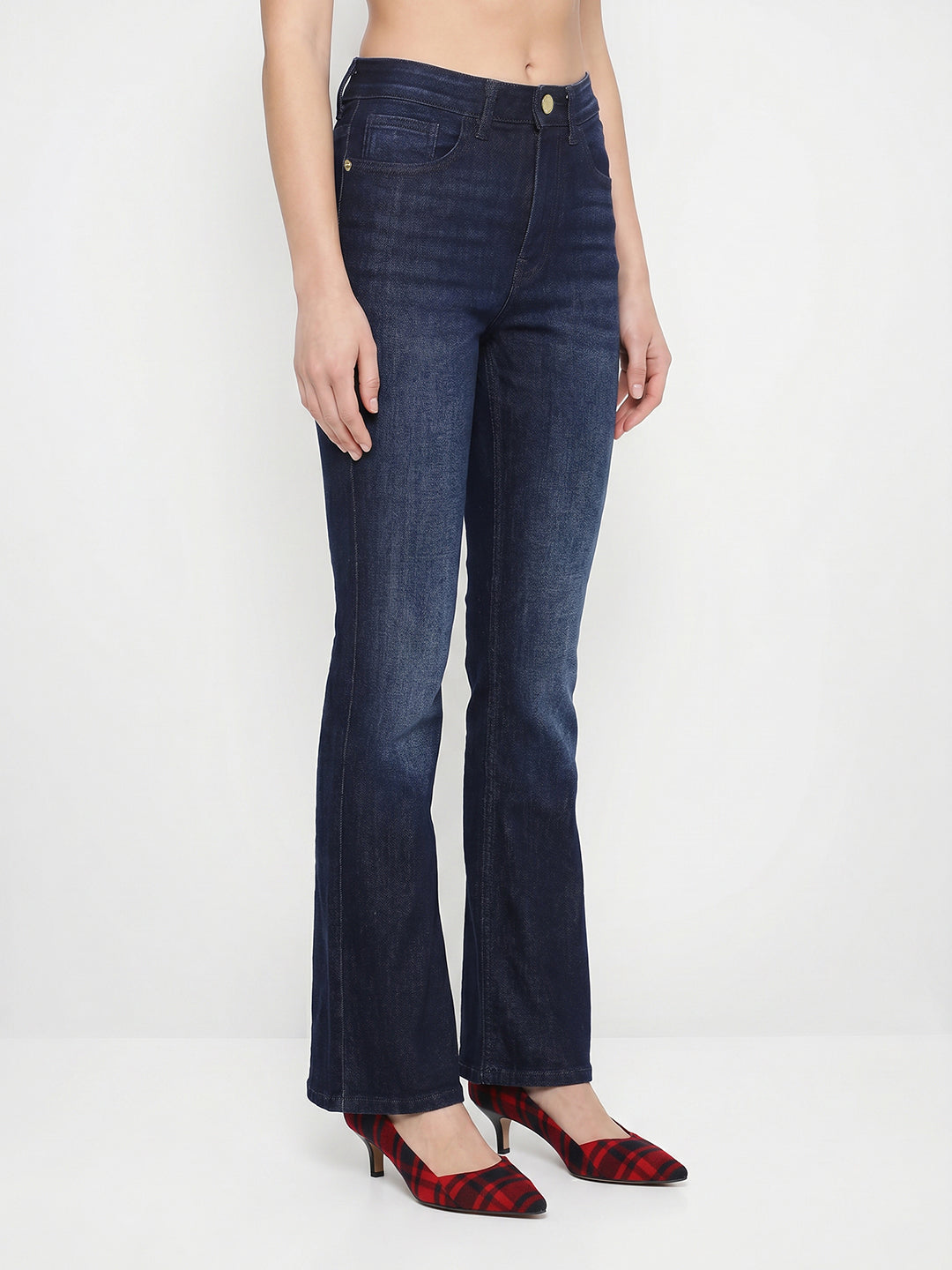 Dark Blue Paola Flared Jeans