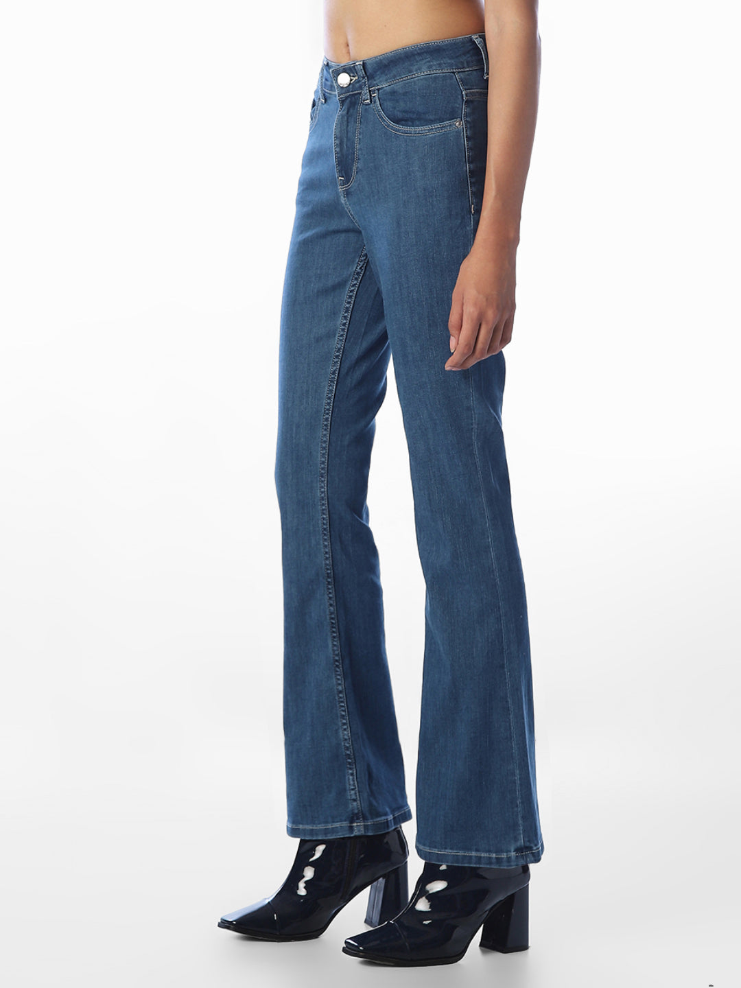 Blue Flared Jeans