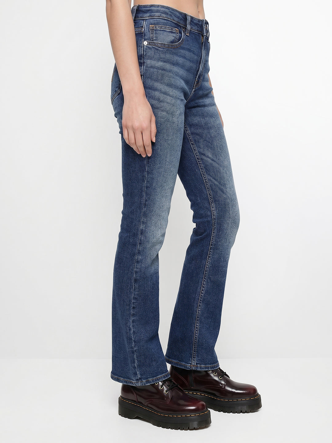 Blue Troy Straight Fit Jeans