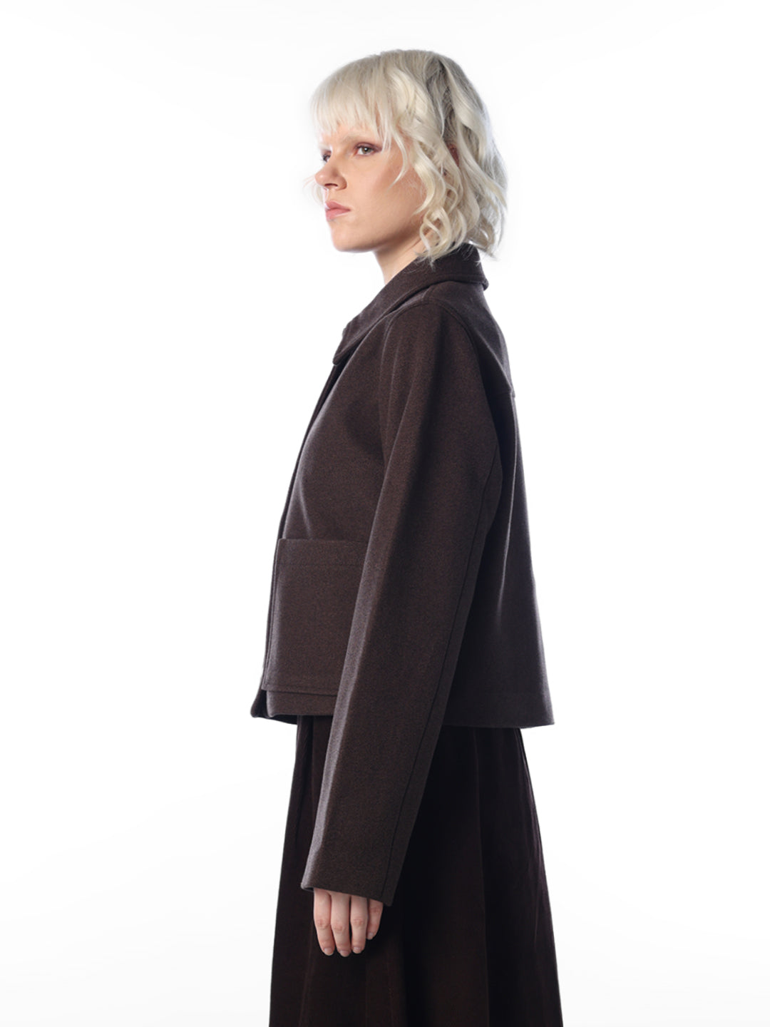 Chocolate Brown Short Jacket