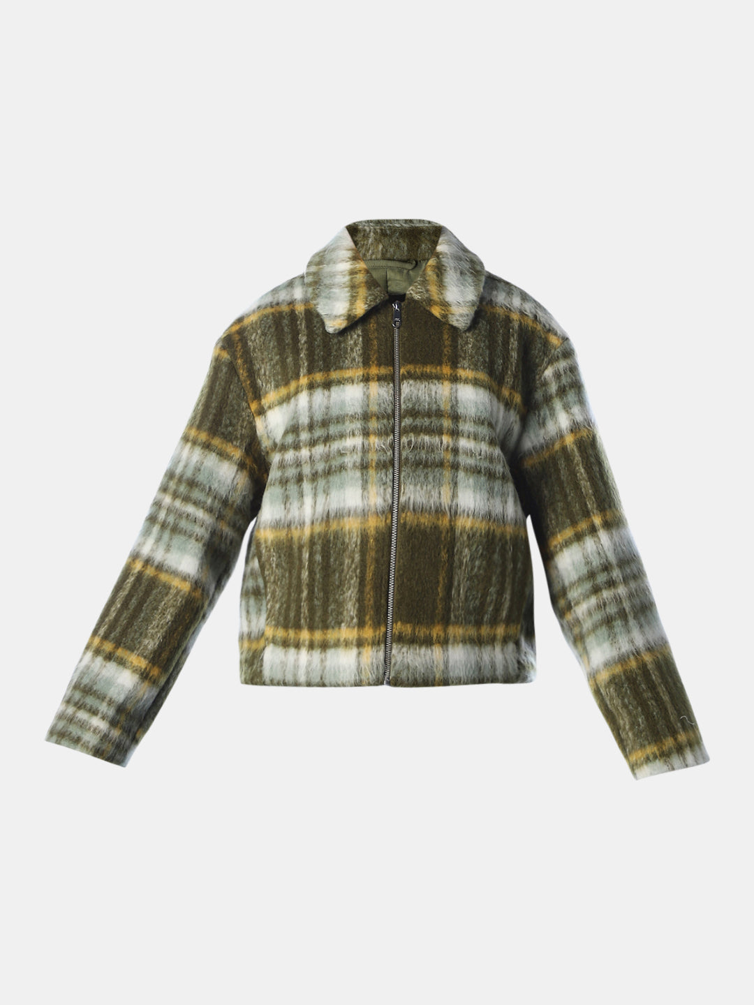Green Check Casual Jacket