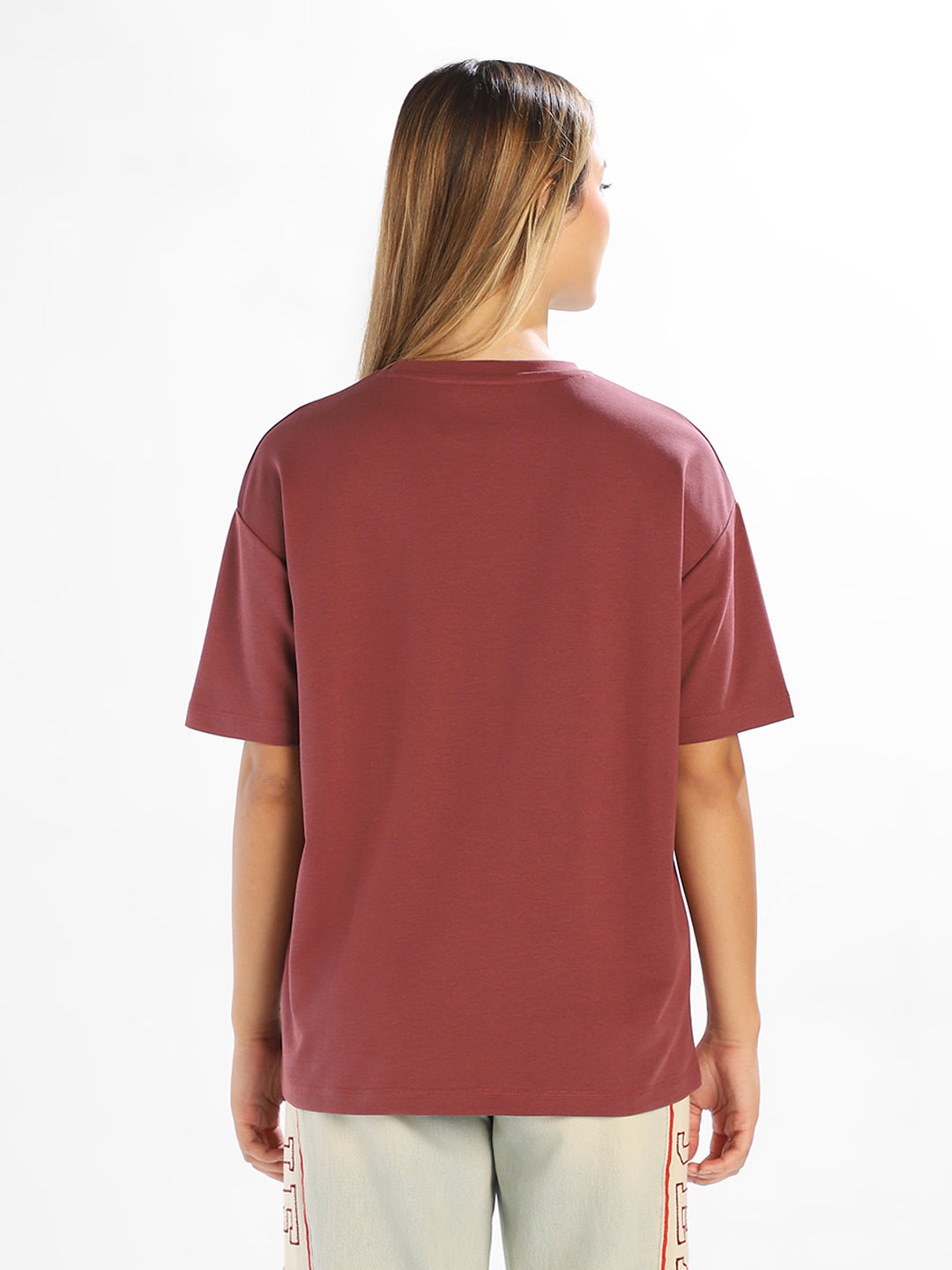Brown Crew Neck T-shirt