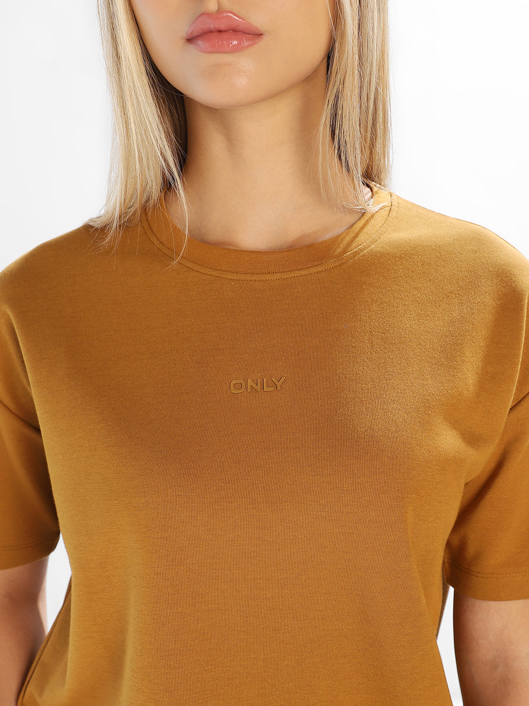 Mustard Crew Neck T-shirt