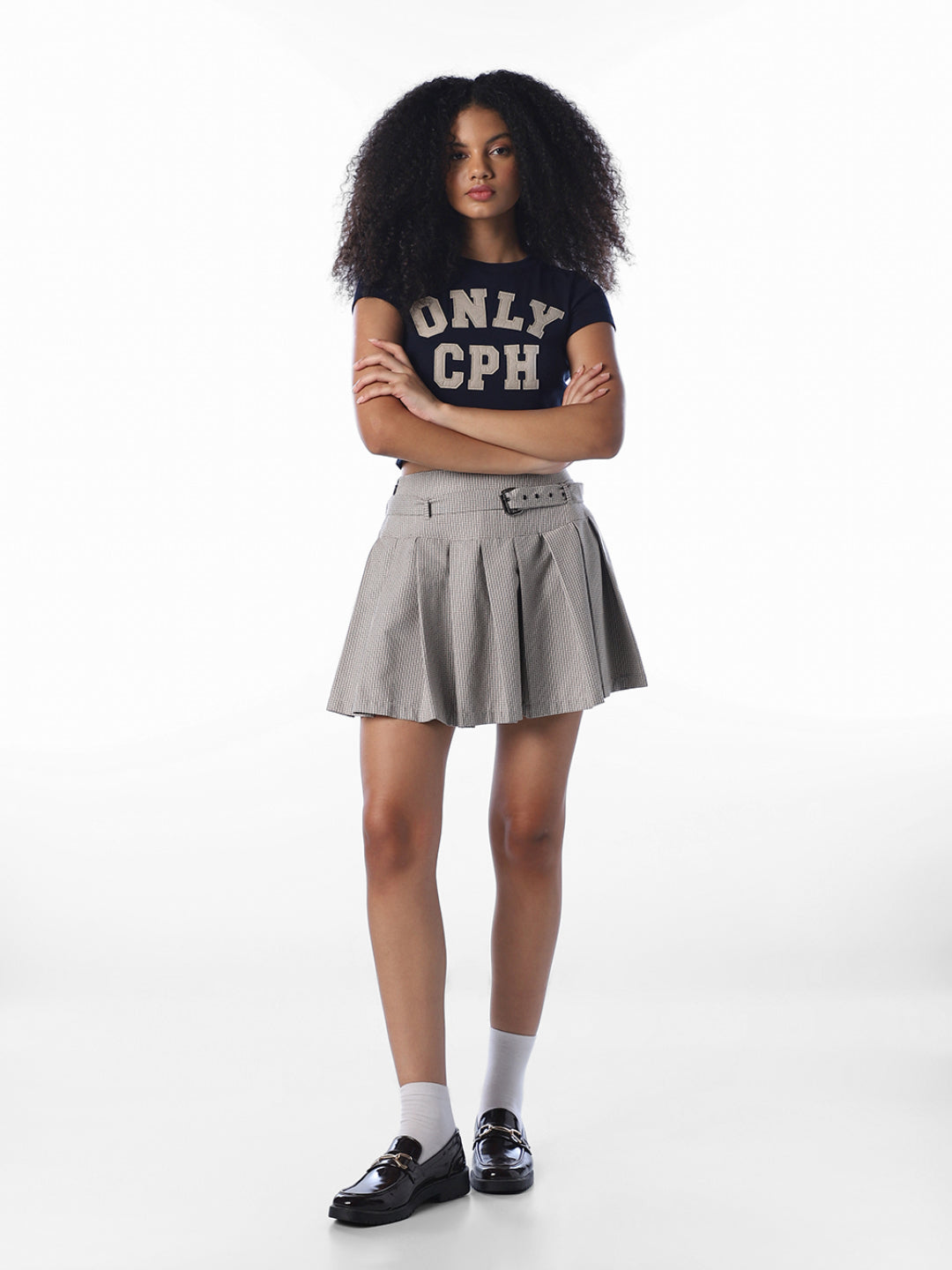 Cropped Printed T-Shirt