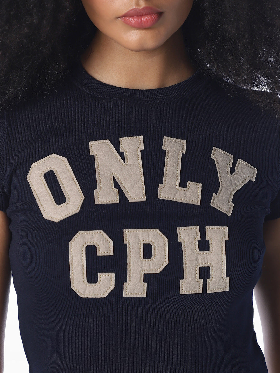 Cropped Printed T-Shirt