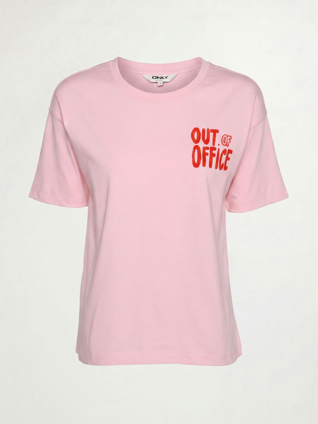 Pink Typographic Print T-shirt