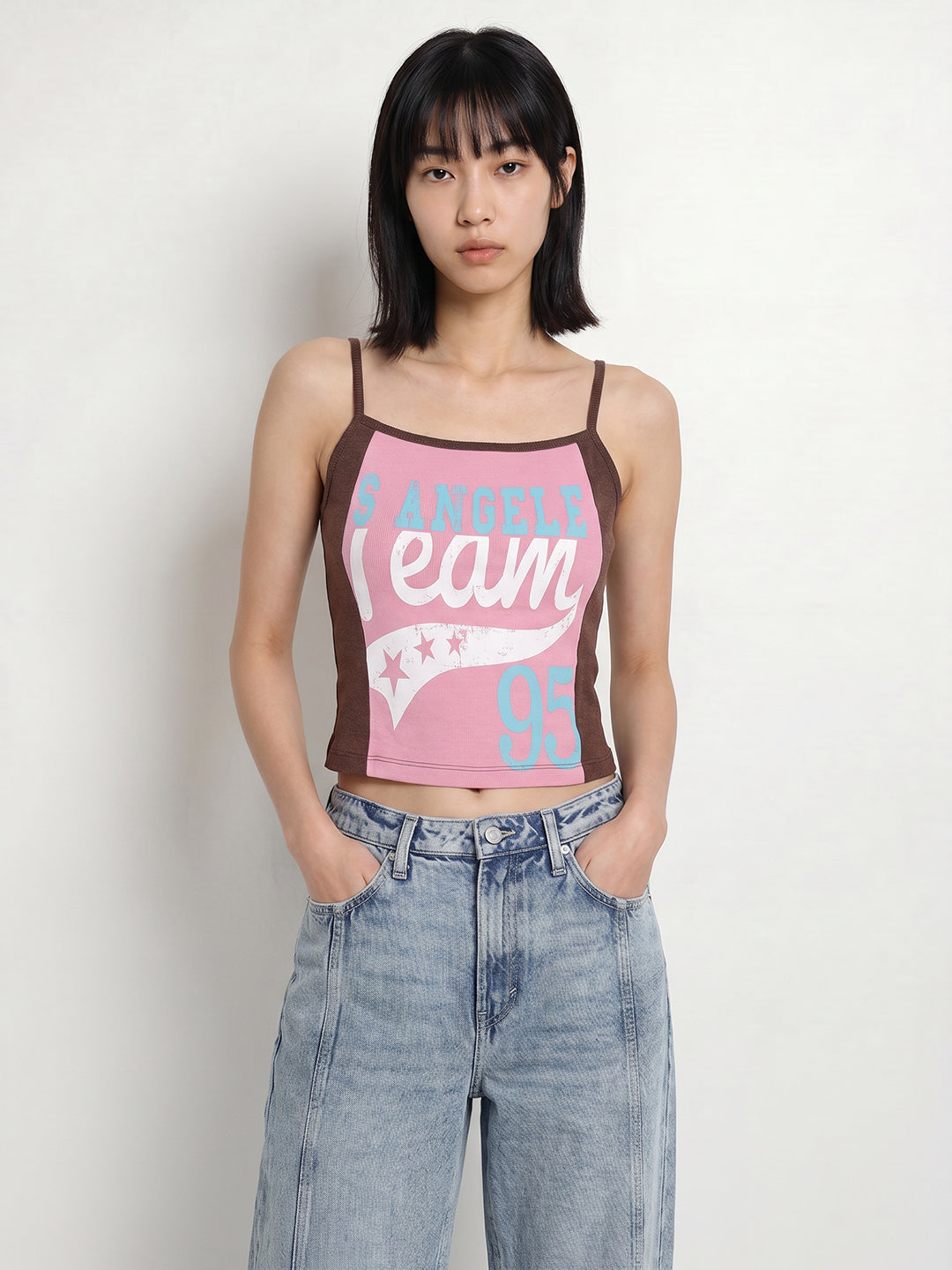 Graphic Print Cami Top